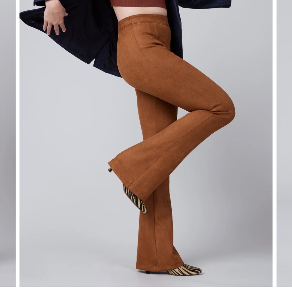 Spanx Faux Suede Flare Pants
